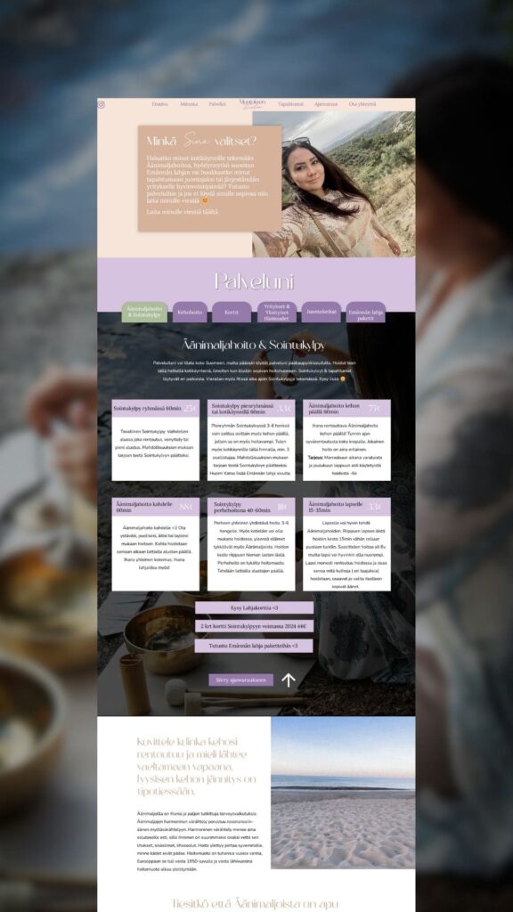 osa palvelut sivua kuvana